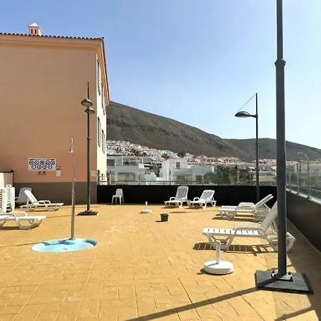 Cristianos Piscina Y Terraza 아파트 로스크리스티아노스