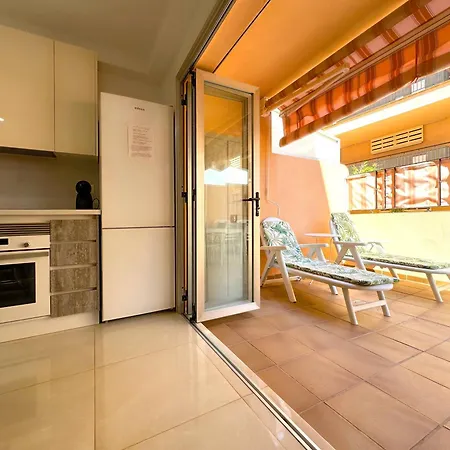 Cristianos Piscina Y Terraza דירה *